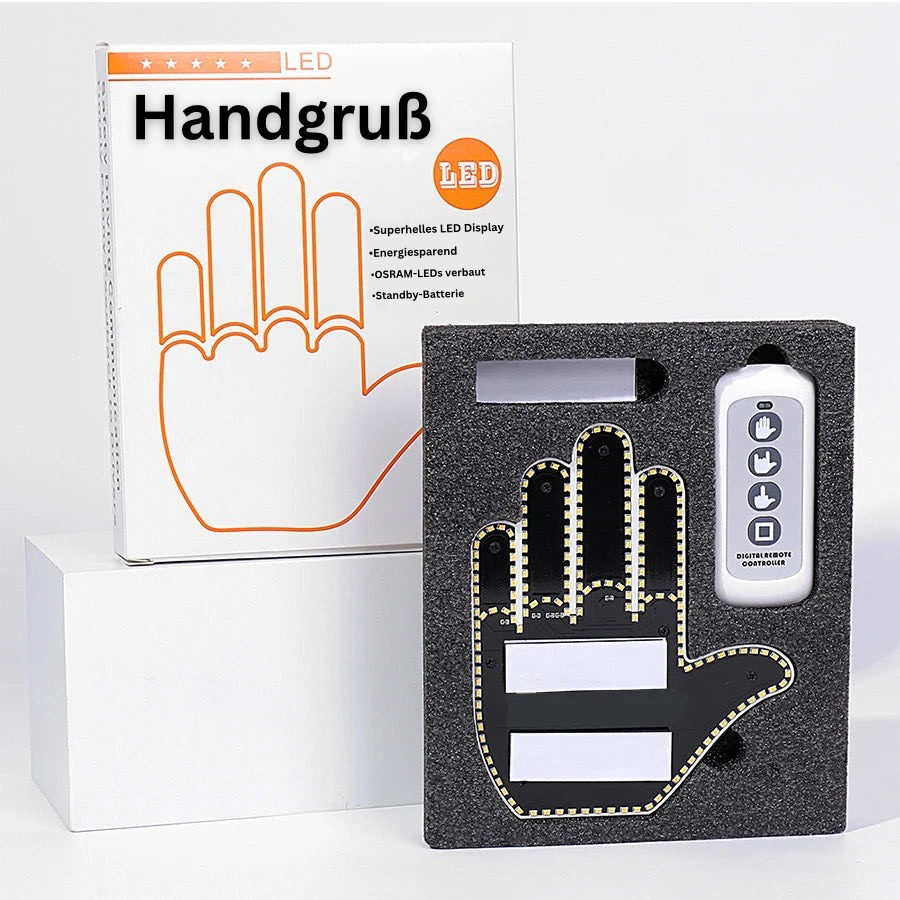 LED Handgruß